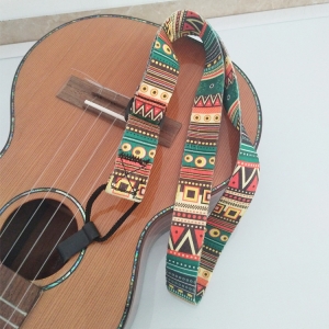 Ethnic style ukulele strap ukulele small guitar strap manufacturer wholesale ukulele hook strap