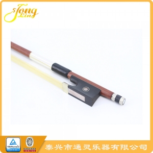 Ebony Garden Bow for Violin, Round Bow, Brazilian Wood